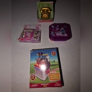 Disney Mini Brands Minnie & Mickey Mouse Set ✨️RARE GOLD PIECE✨️